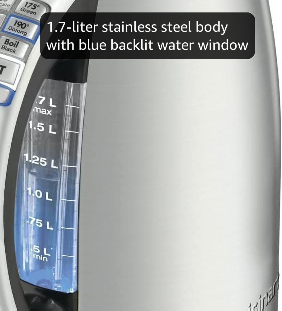 Cuisinart PerfecTemp 1.7L Electric Kettle - Close-up