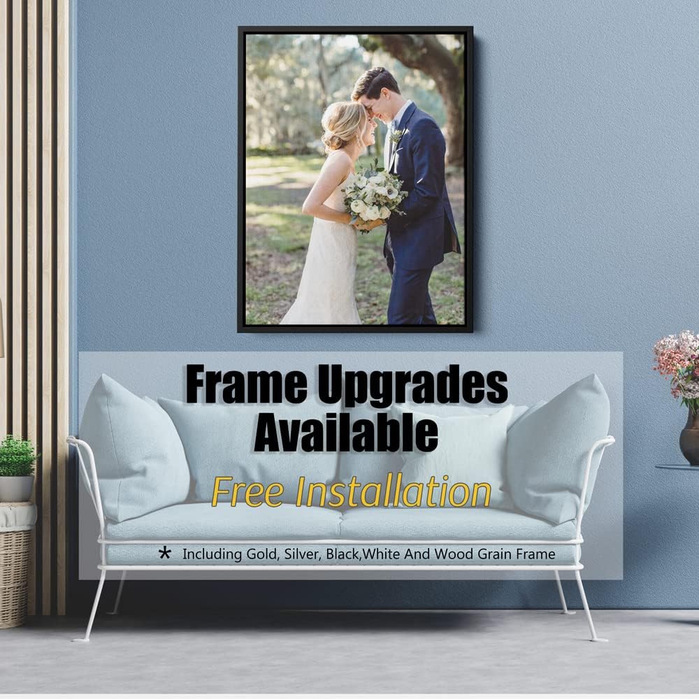Custom Framed Photo Canvas Print 8x10 - Alternate angle
