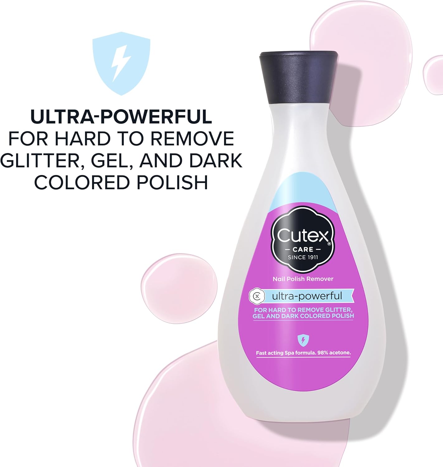 Cutex Gel Nail Polish Remover 6.76oz - Alternate angle
