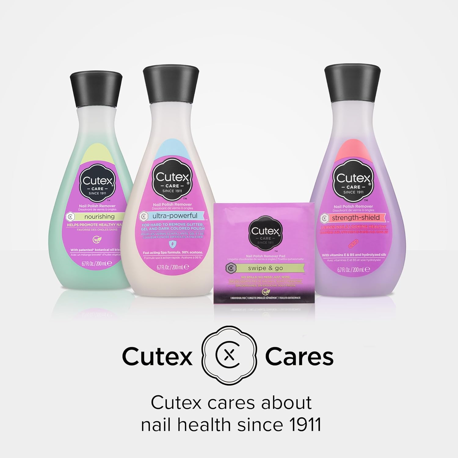 Cutex Gel Nail Polish Remover 6.76oz - Packaging