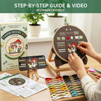 Cyanfour Beginner Embroidery Kit - Alternate angle