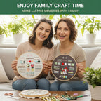 Cyanfour Beginner Embroidery Kit - Size reference