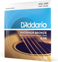 D'Addario EJ16 Acoustic Guitar Strings, Light 12-53