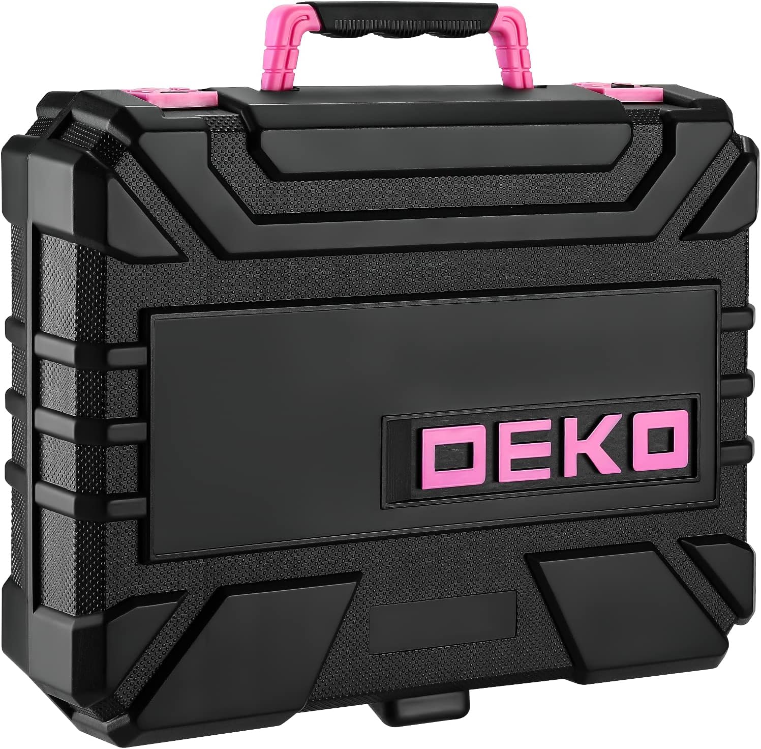 DEKOPRO 126-Pc Tool Set with Pink Cordless Drill - In use