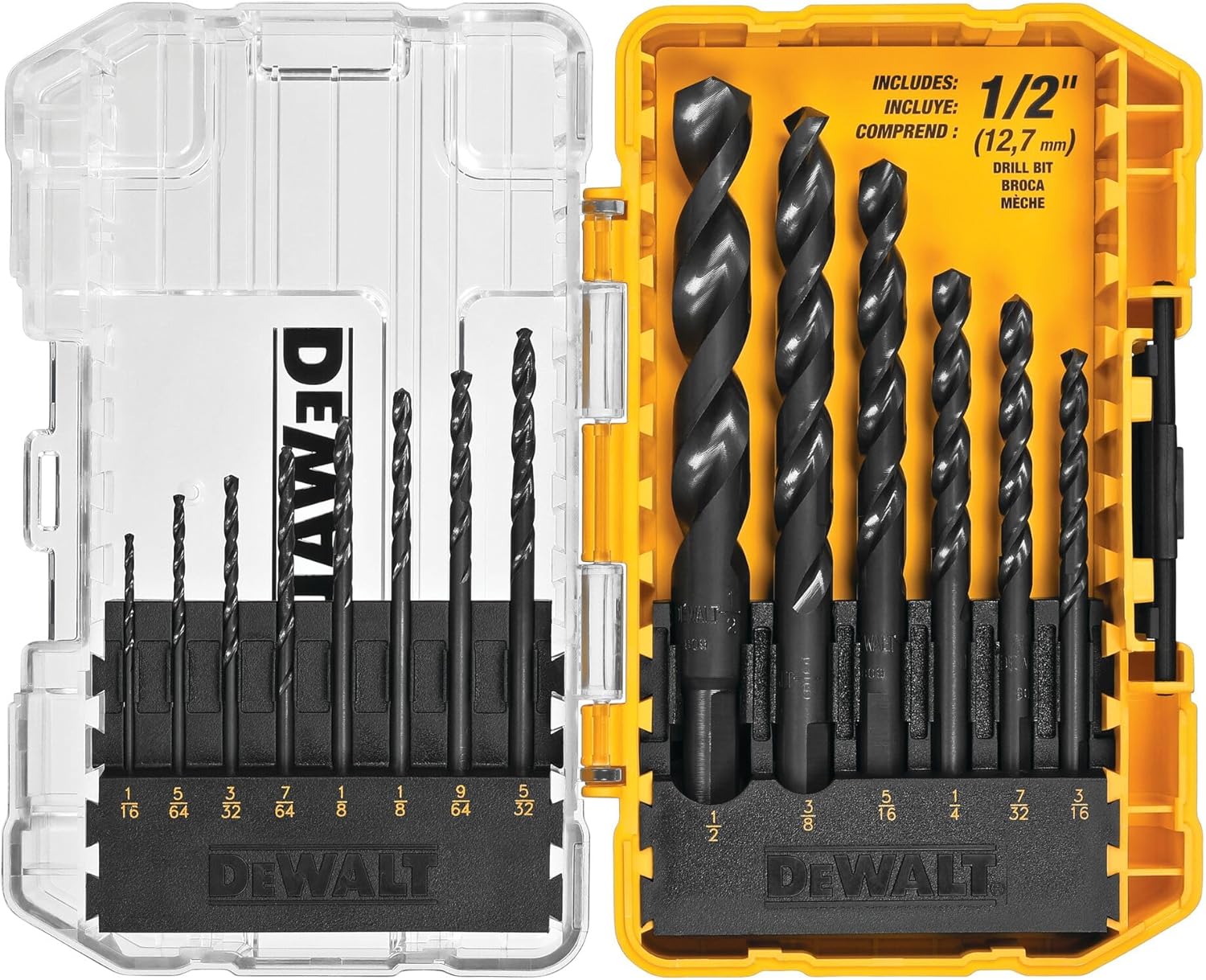 DEWALT 14-Pc Drill Bit Set, Split Point (DWA1184)