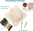 DIY Punch Needle Kit Highland Cow 20x20cm - Detail view