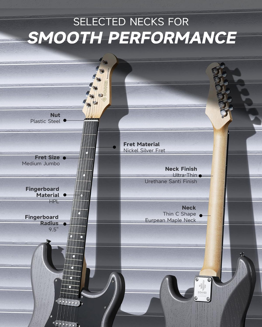 Donner DST-80 Electric Guitar Beginner Kit - In use
