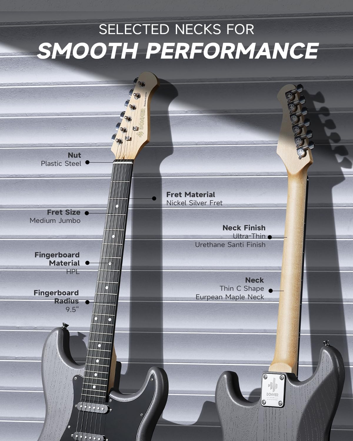 Donner DST-80 Electric Guitar Beginner Kit - In use