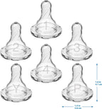 Dr. Brown's Level 2 Silicone Nipple 6-Pack - Detail view