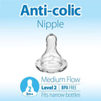 Dr. Brown's Level 2 Silicone Nipple 6-Pack - Detail view
