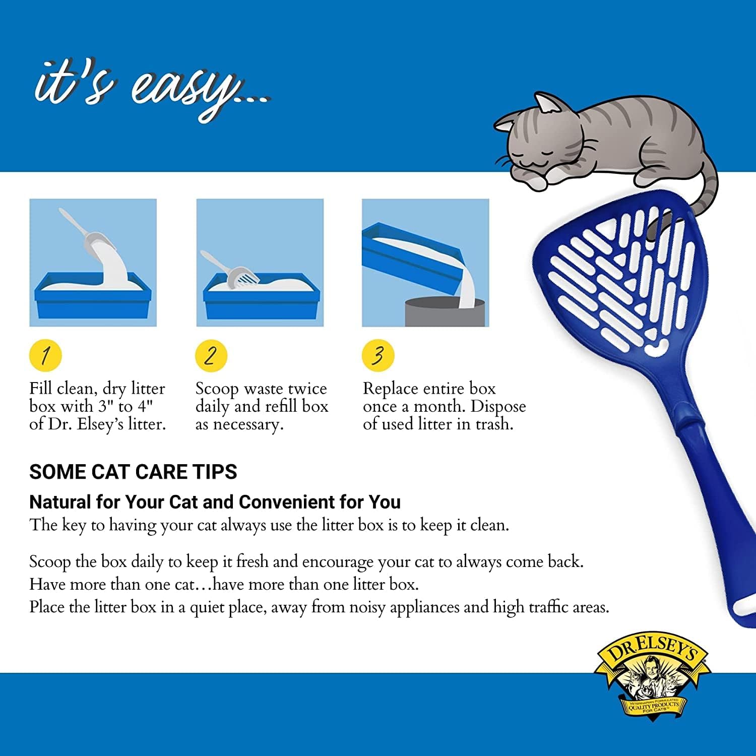 Dr. Elsey's Ultra Unscented Cat Litter 40lb - Detail view