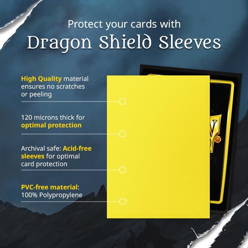 Dragon Shield Matte Dual Card Sleeves 100ct - Feature highlight