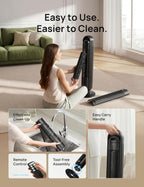 DREO Bladeless Tower Fan Quiet DC Motor - In use
