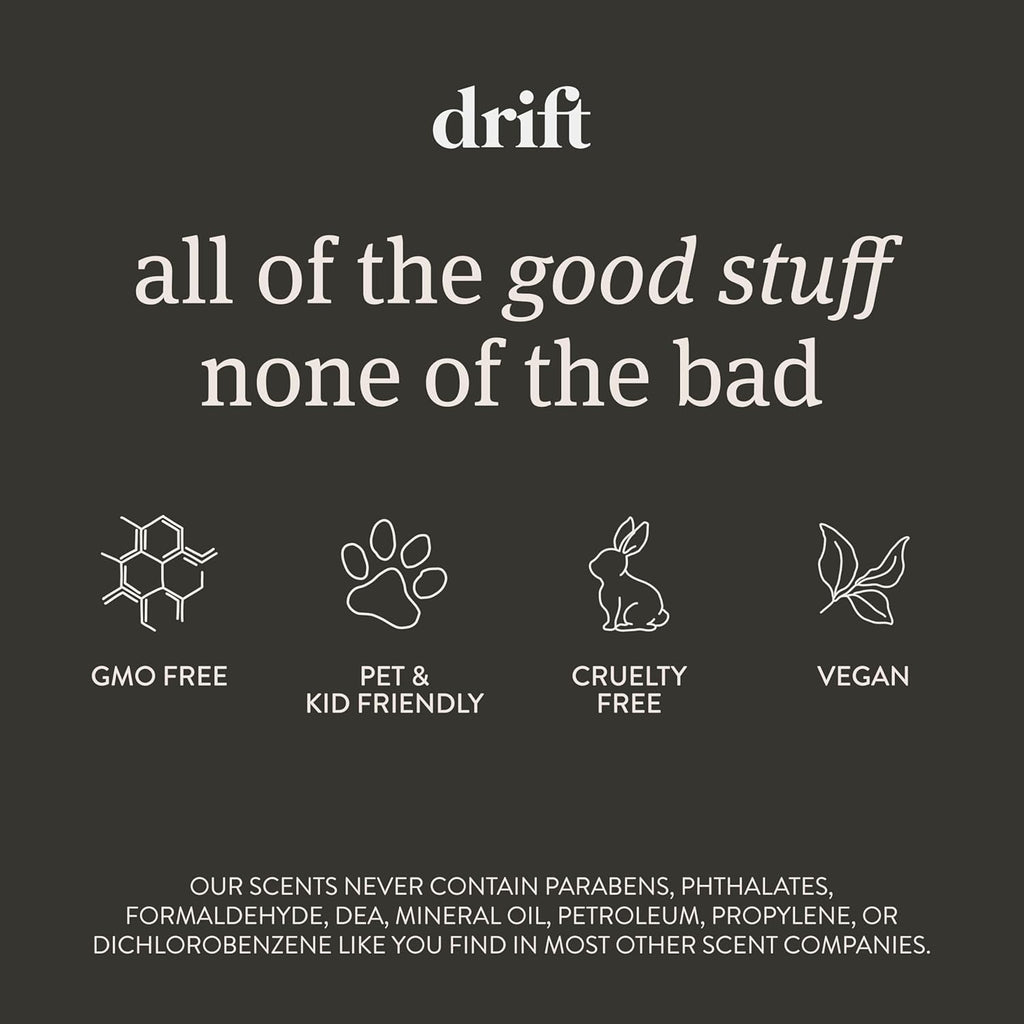 Drift Wood Air Freshener Clean Ingredients - Packaging