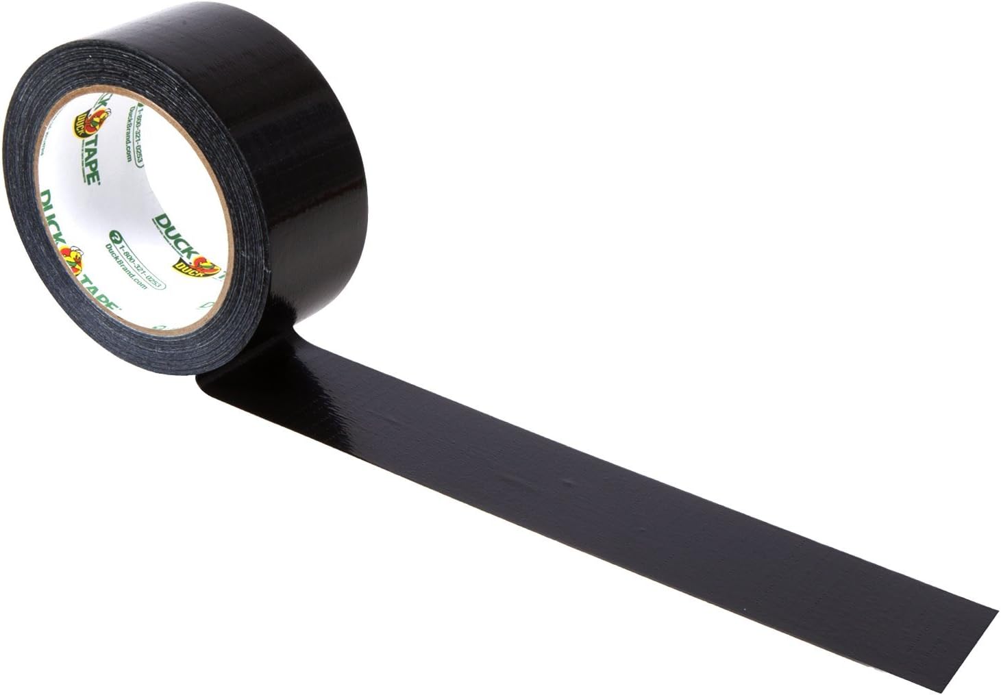 Duck Brand Black Color Duct Tape Roll - Alternate angle