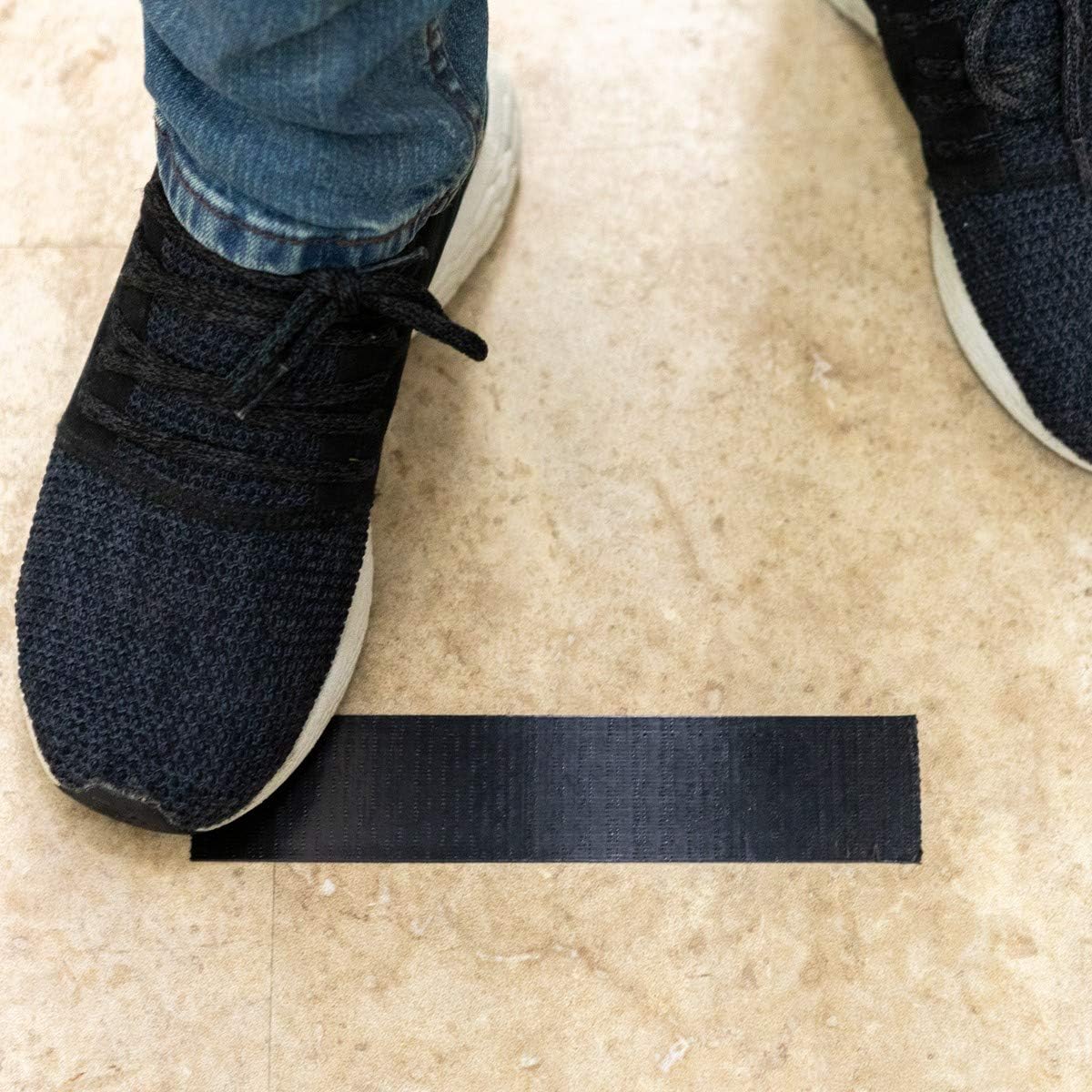 Duck Brand Black Color Duct Tape Roll - Close-up