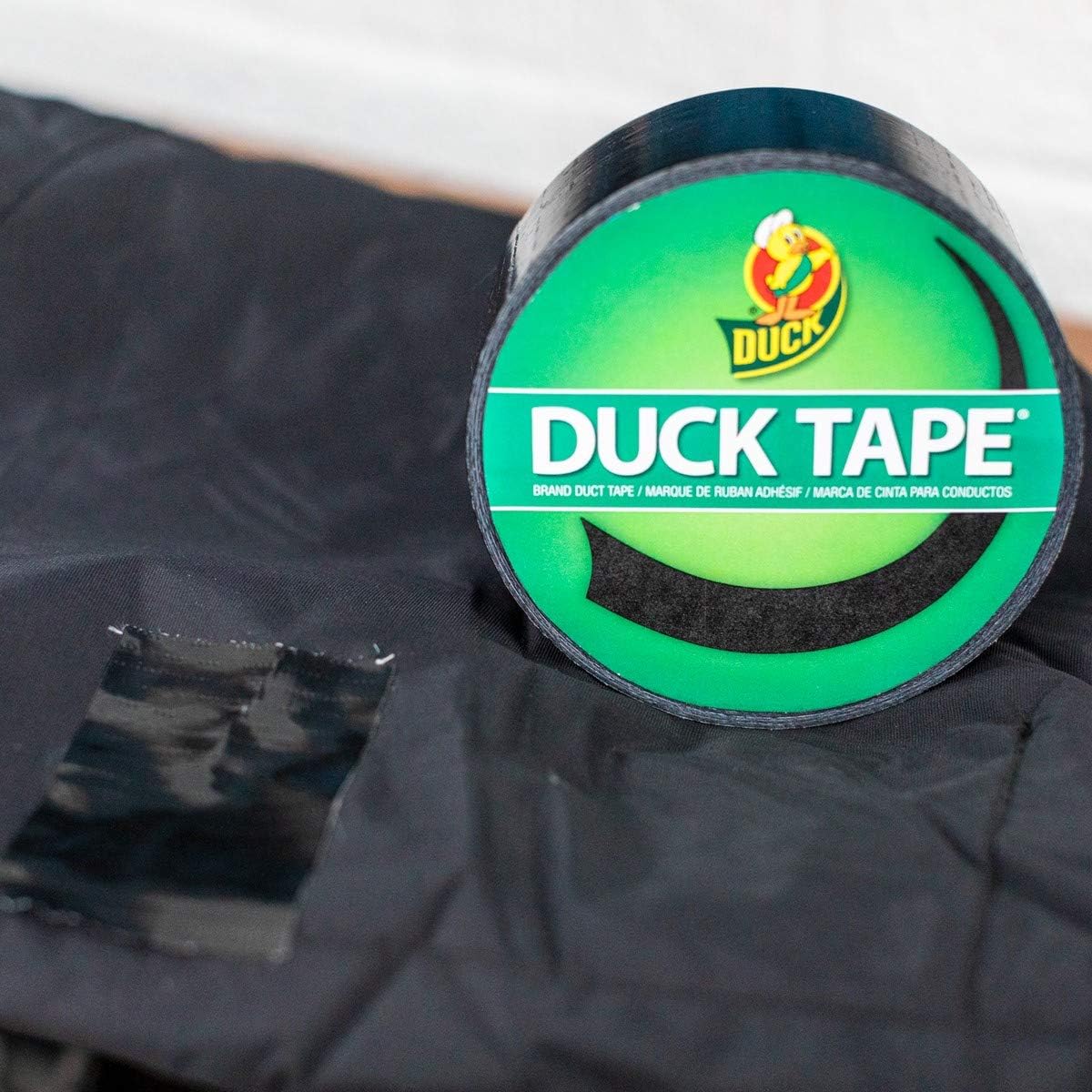 Duck Brand Black Color Duct Tape Roll - Size reference