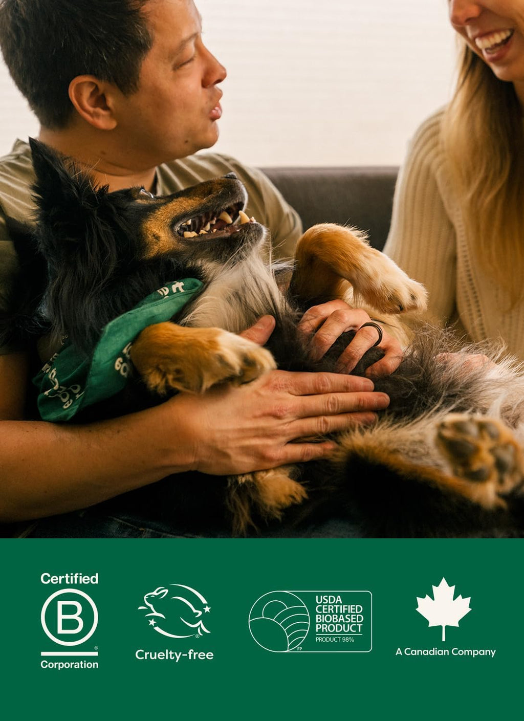 Earth Rated Pet Wipes, Unscented, 100 Ct - Feature highlight