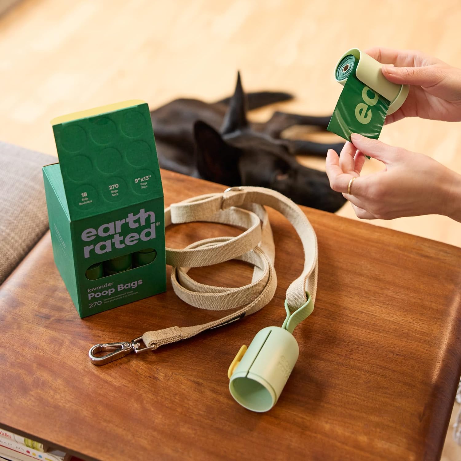 Earth Rated Dog Poop Bags, Lavender, 270 Ct - Packaging