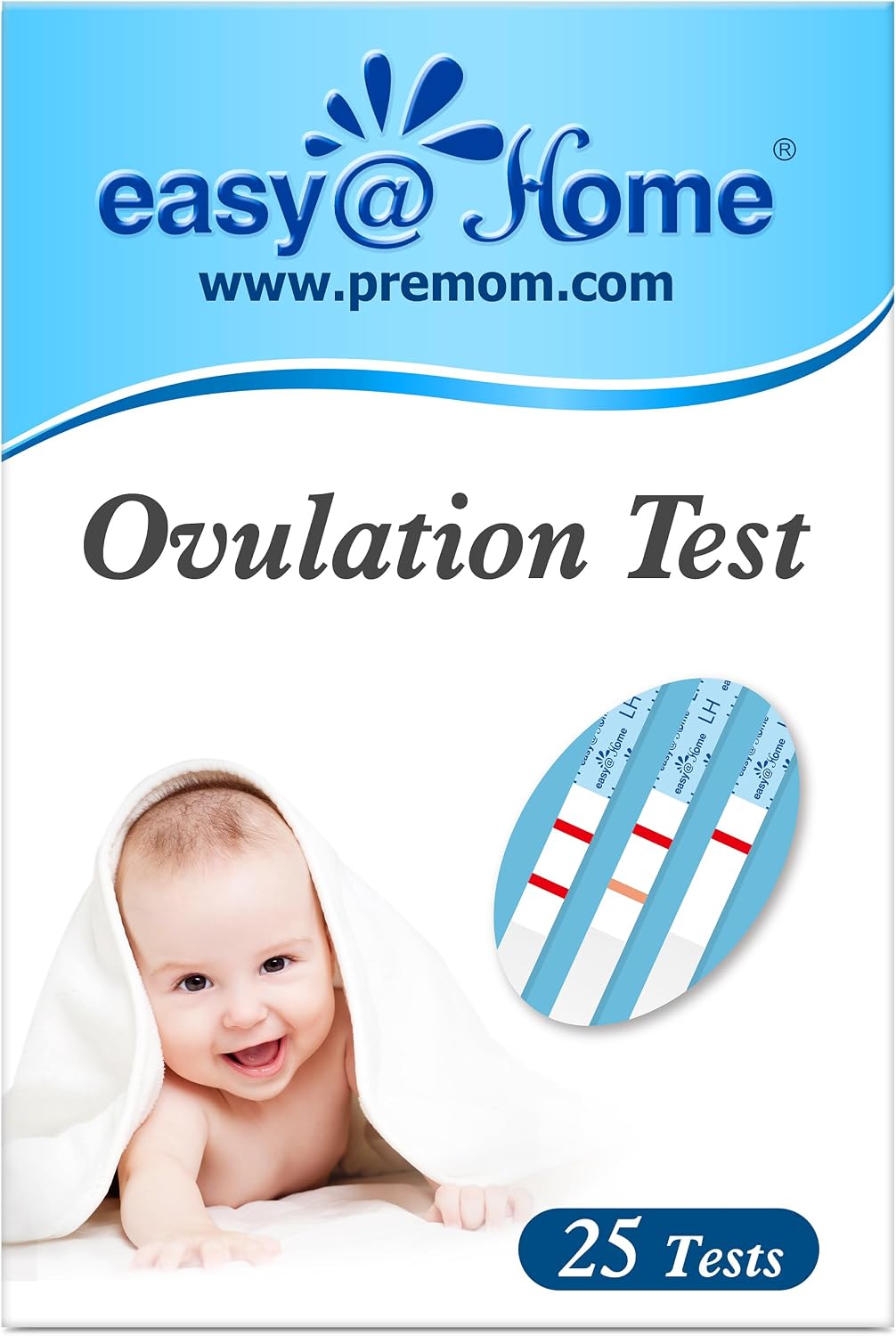Ovulation Test Strips, 25 Pack Fertility Kit