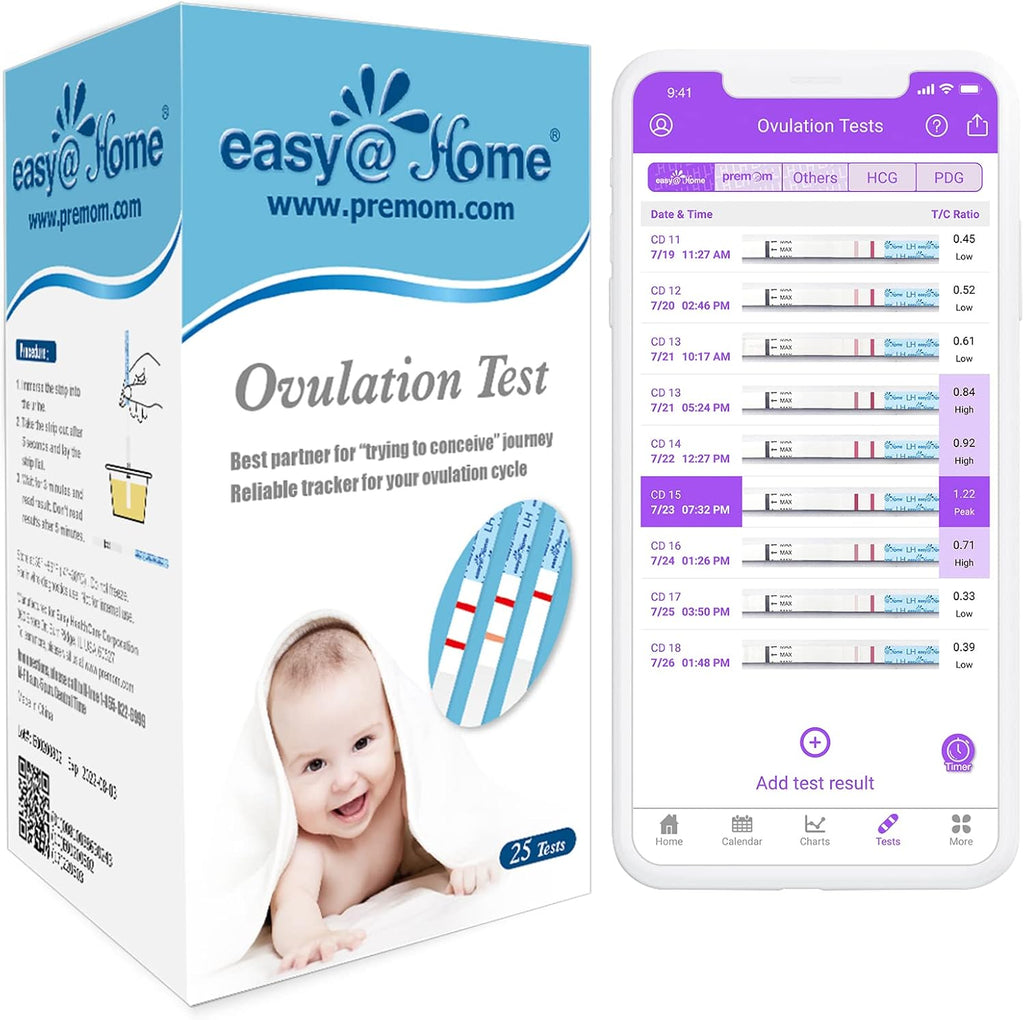 Ovulation Test Strips, 25 Pack Fertility Kit - Feature highlight