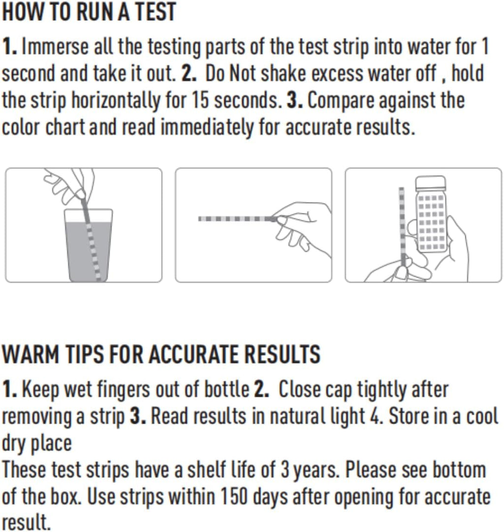 EasyTest 7-Way Pool Test Strips, 150 Ct - Packaging