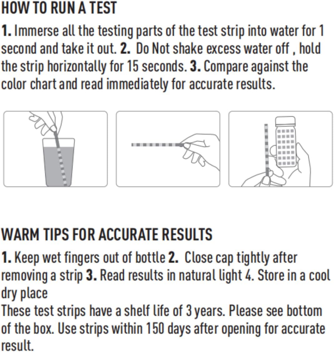 EasyTest 7-Way Pool Test Strips, 150 Ct - Packaging