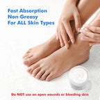 Ebanel Urea 40% Cream for Cracked Feet - In use