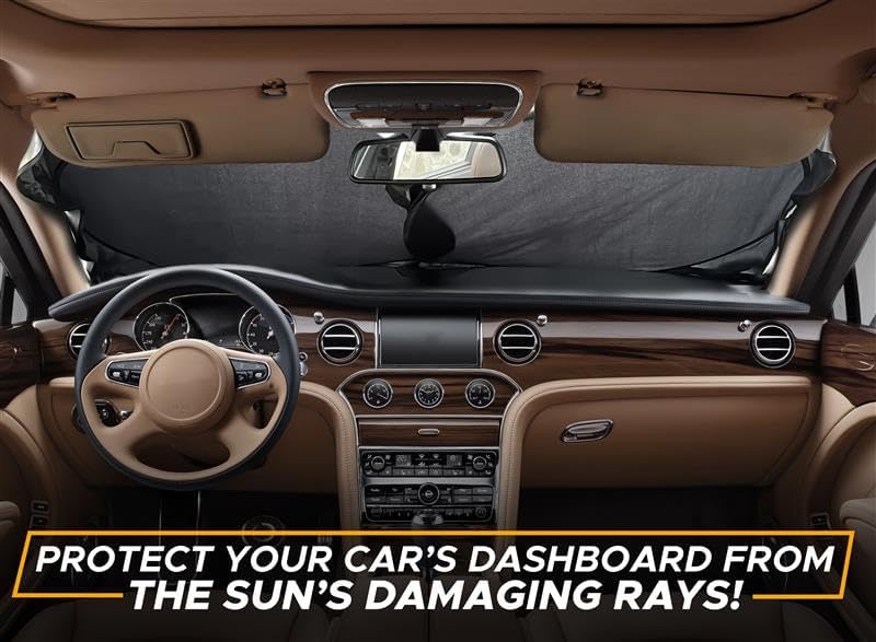 EcoNour Windshield Sunshade, Universal Fit - Packaging