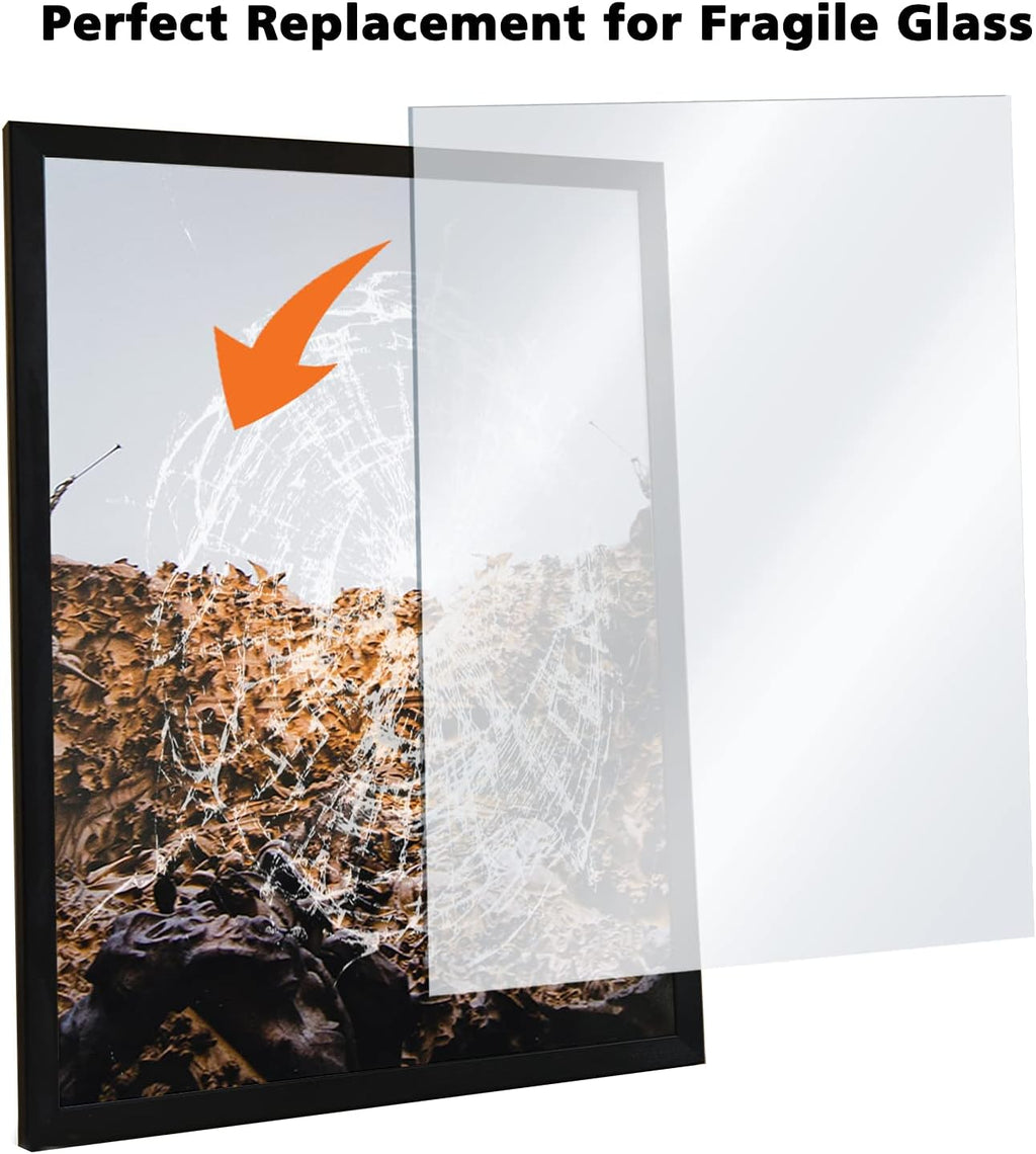 Egofine Clear Acrylic Plexiglass Sheets, 6 Pack - Close-up