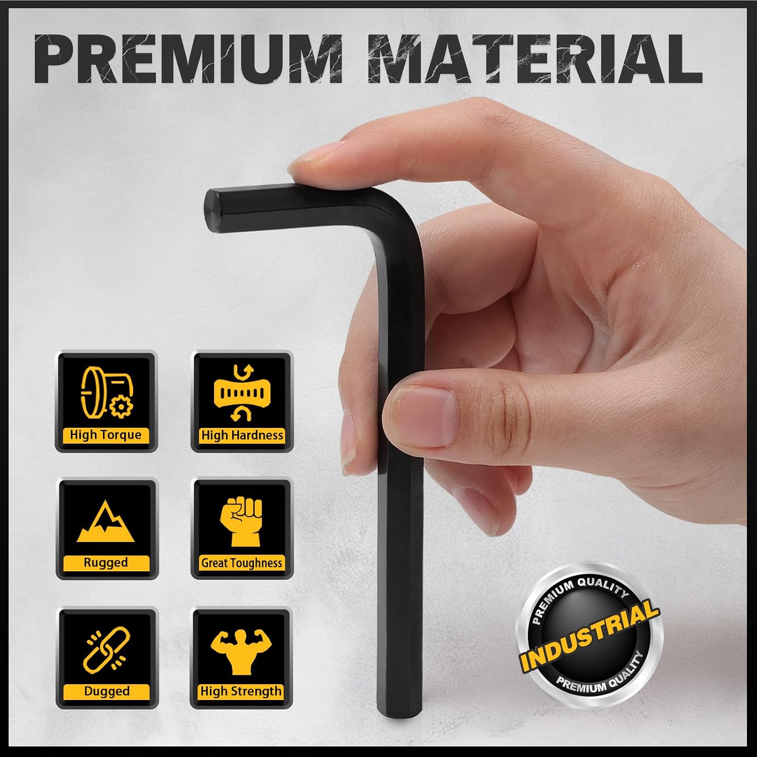 ELEAD 31-Piece Hex Key Set, SAE and Metric - In use