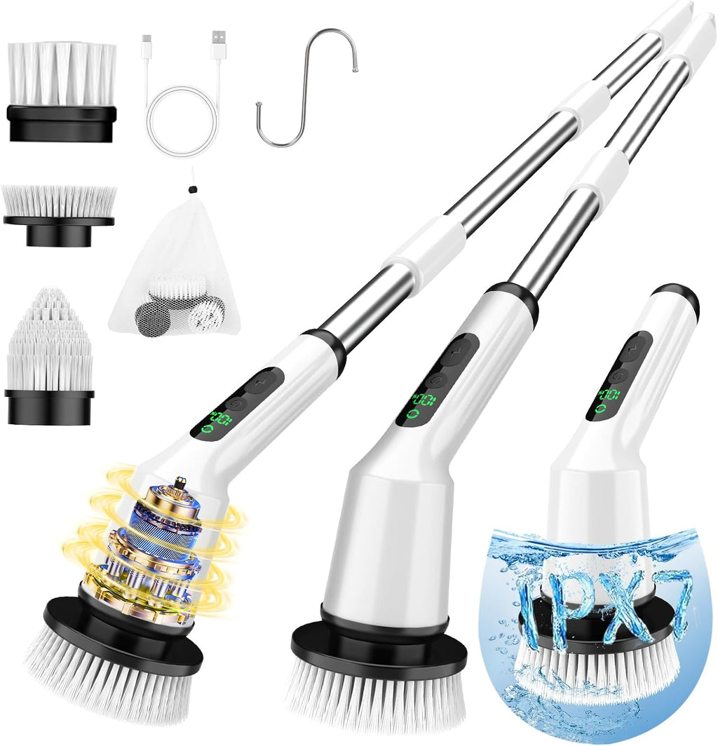 CTMAST Electric Spin Scrubber, IPX7 Waterproof