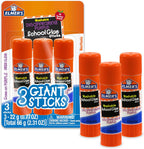 Elmer's Purple Glue Sticks, Washable, 3 Count