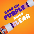 Elmer's Purple Glue Sticks, Washable, 12 Count - Detail view