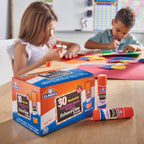 Elmer's Purple Glue Sticks, 30 Count Bulk Pack - Size reference