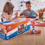 Elmer's Purple Glue Sticks, 60 Count Classroom - Size reference