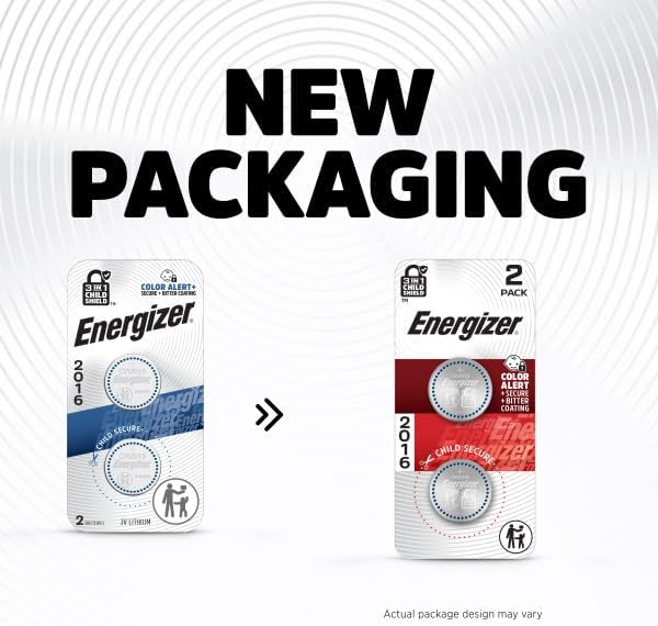 Energizer 2032 3V Lithium Batteries, 10 Pack - Size reference