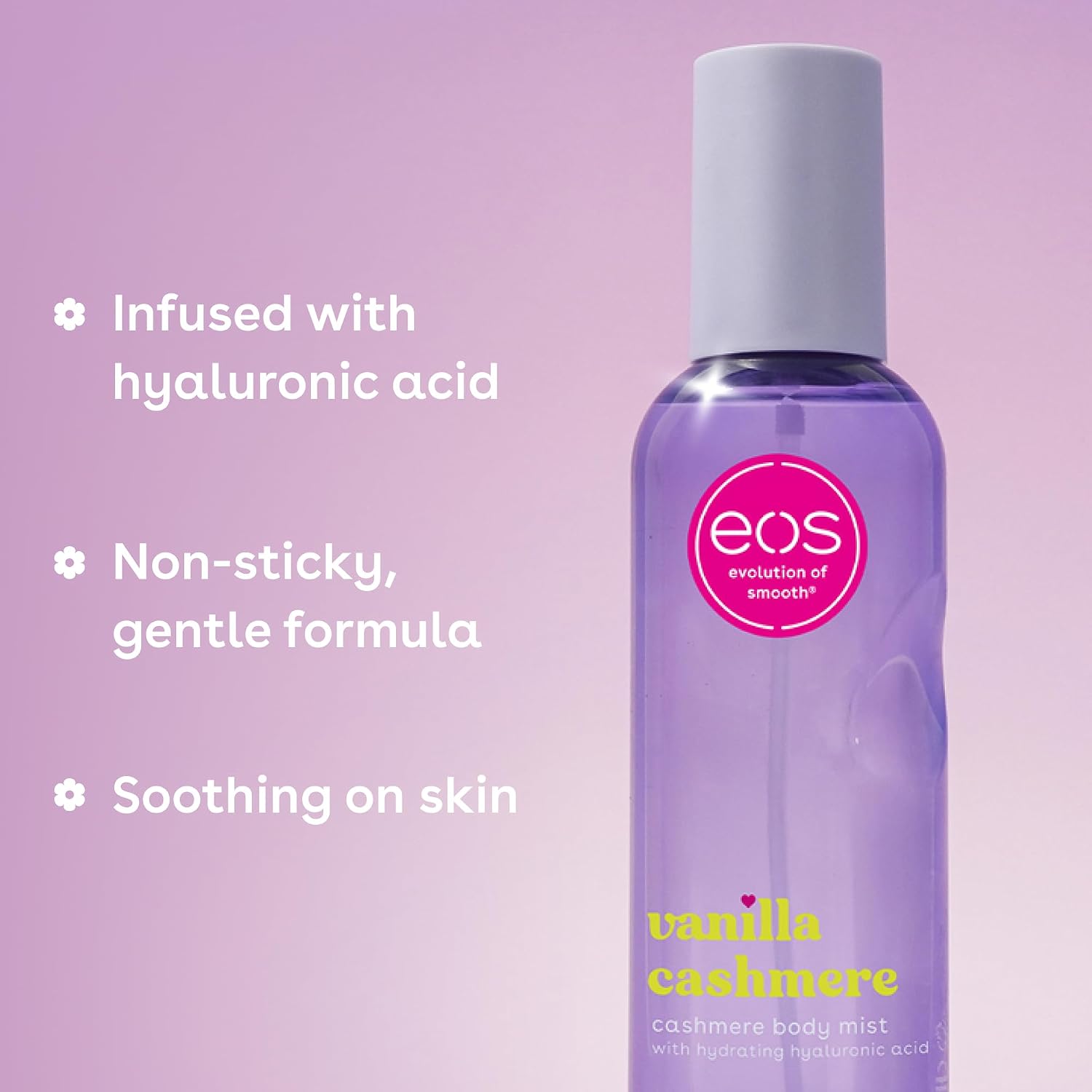 eos Vanilla Cashmere Body Mist, 6 fl oz - Size reference