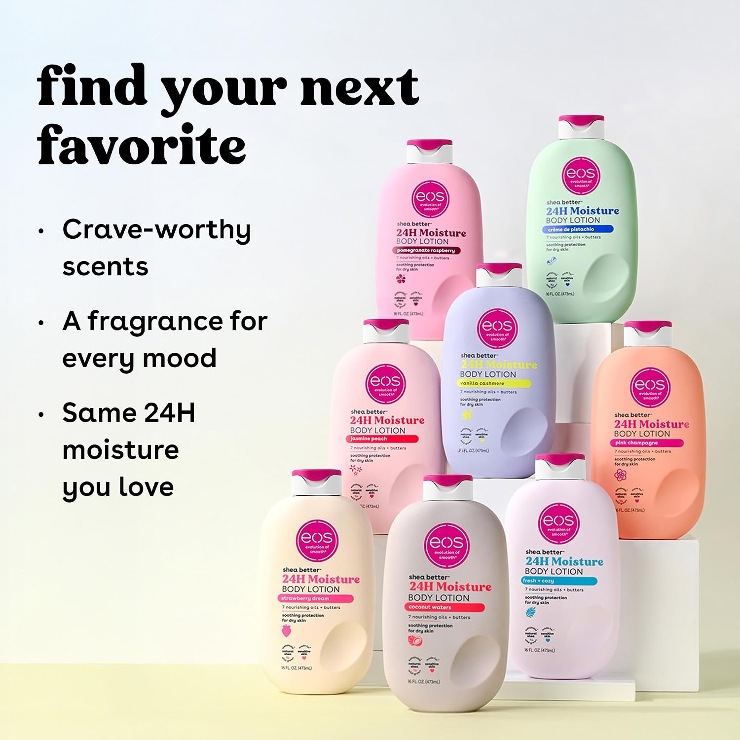 eos Shea Better Body Lotion, Vanilla Cashmere - Detail view