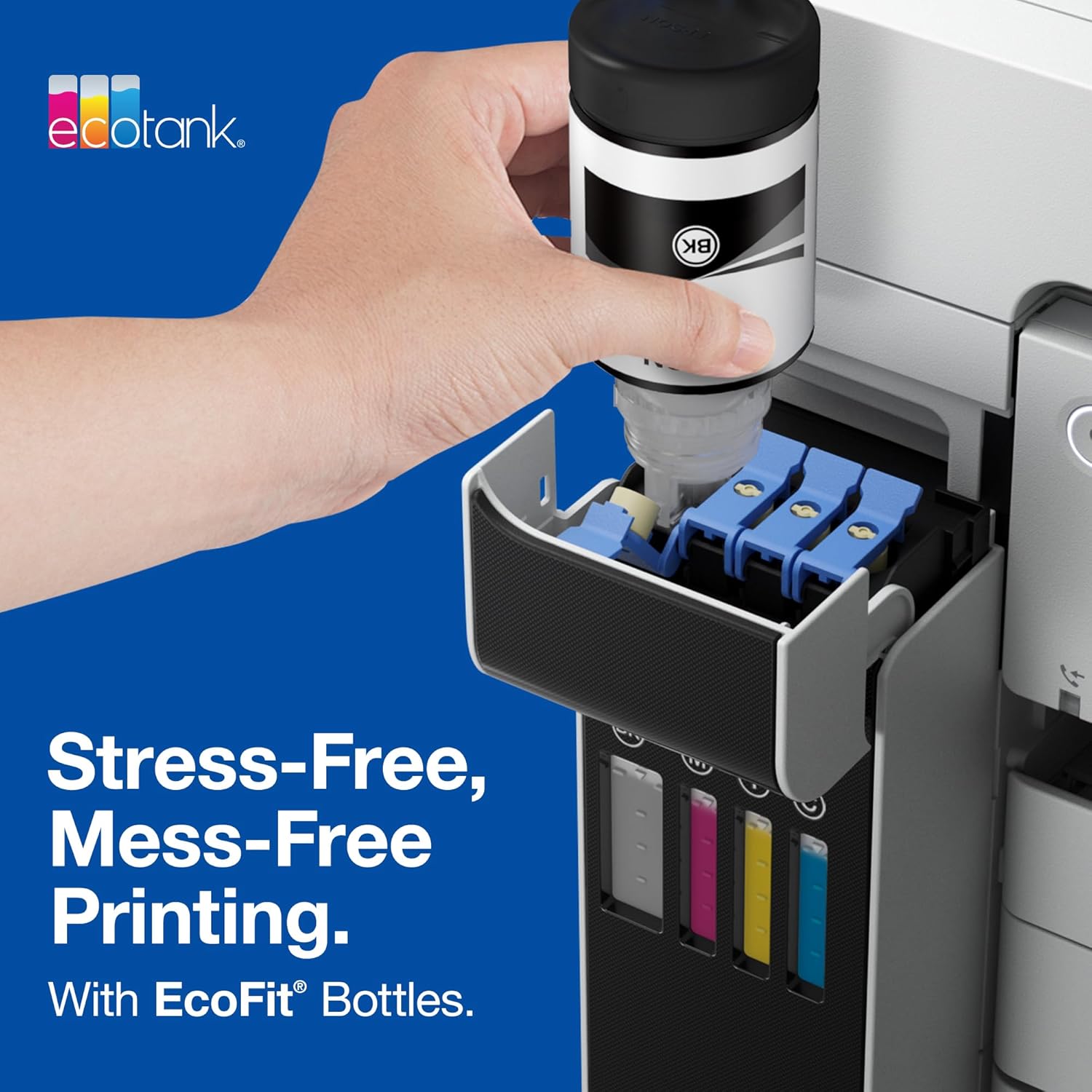 EPSON 542 EcoTank Pro Ink Bottle, Black - Size reference