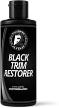 ExoForma Black Trim Restorer 8 oz for Car Trim