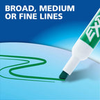 EXPO Black Dry Erase Markers Chisel Tip 4 Count - Additional view