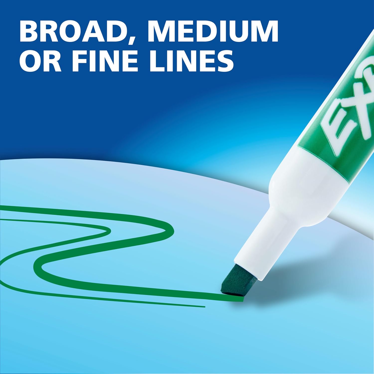 EXPO Black Dry Erase Markers Chisel Tip 4 Count - Additional view