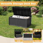 Fancyango 150 Gallon Lockable Deck Box - Close-up