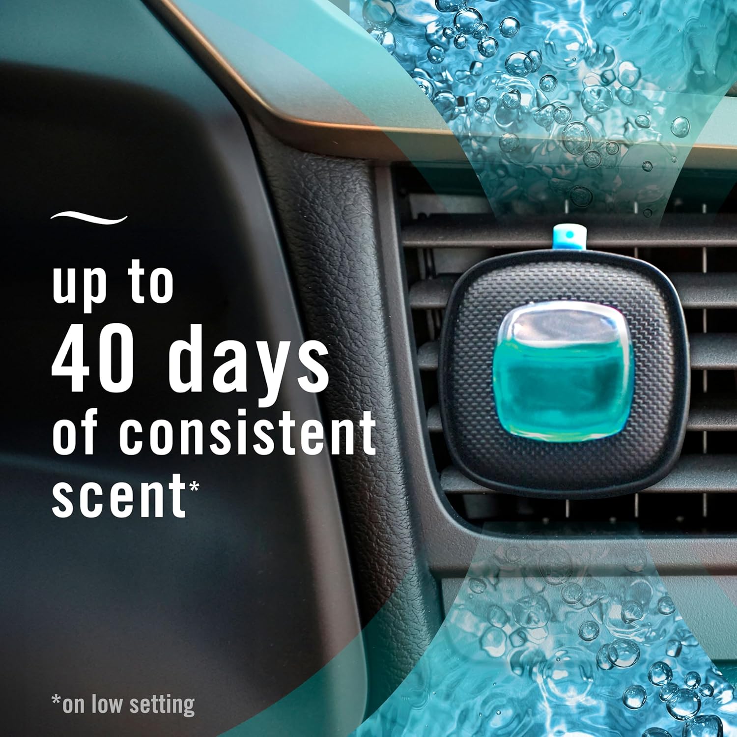 Febreze Car Vent Clip Air Freshener - Size reference