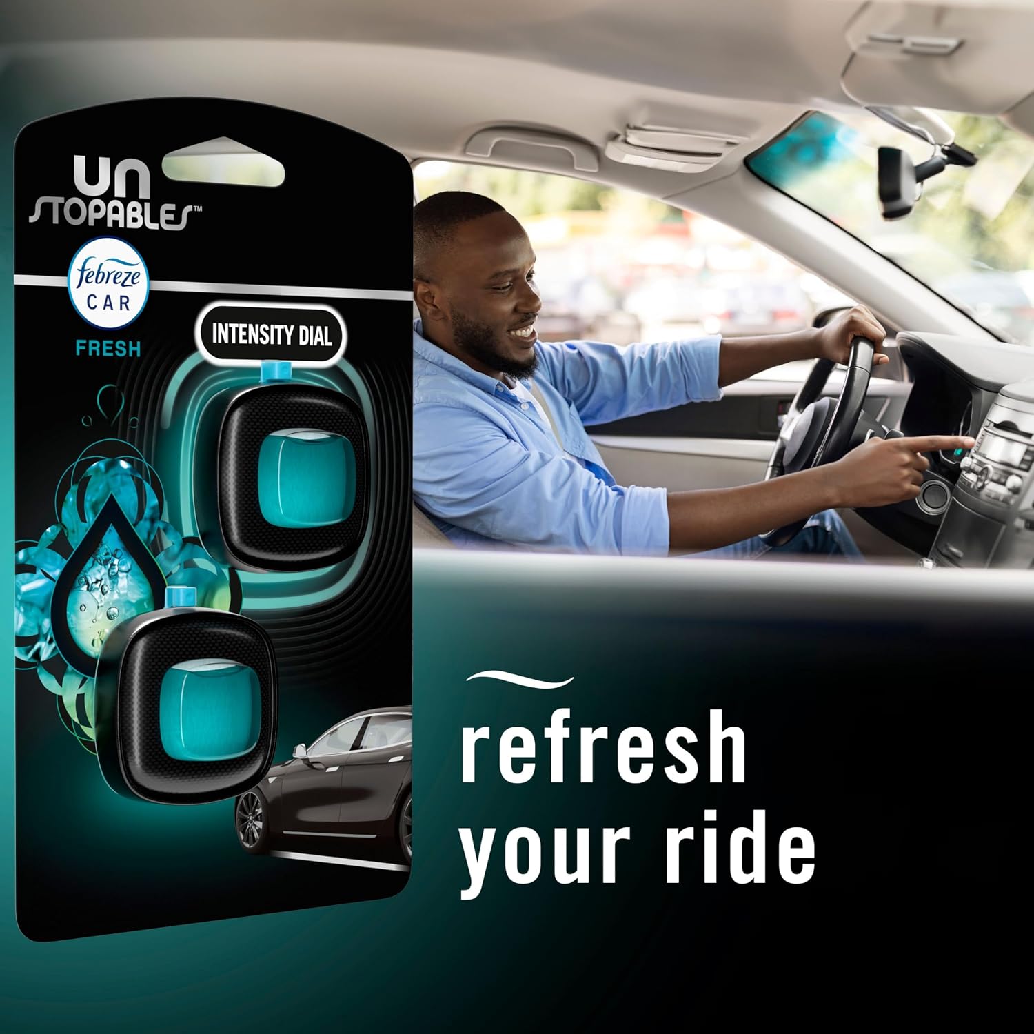 Febreze Car Vent Clip Air Freshener - Packaging
