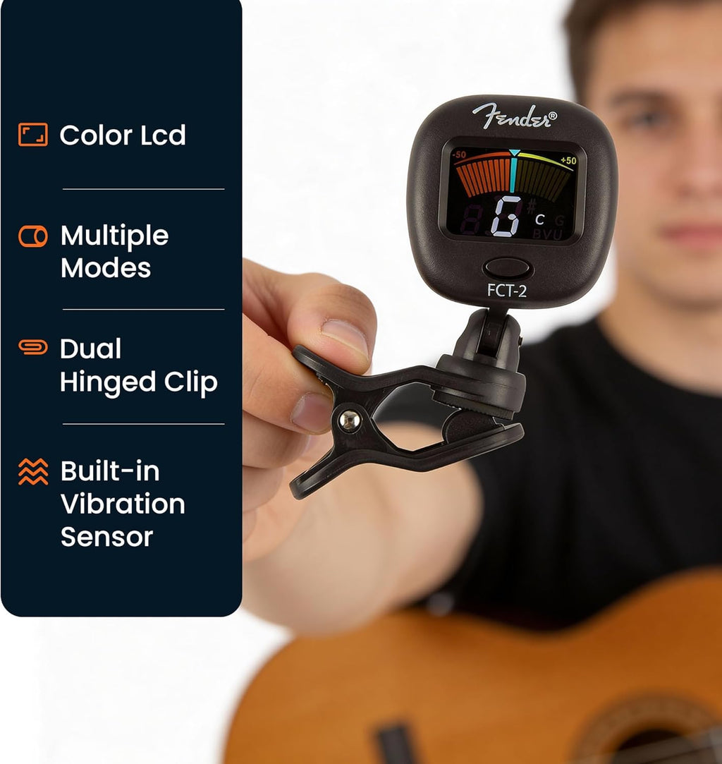 Fender FCT-2 Clip-On Multi-Instrument Tuner - Close-up