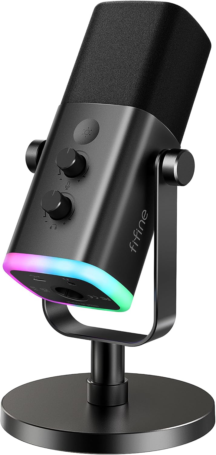 FIFINE USB/XLR Dynamic Podcast Microphone