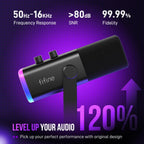 FIFINE USB/XLR Dynamic Podcast Microphone - Size reference