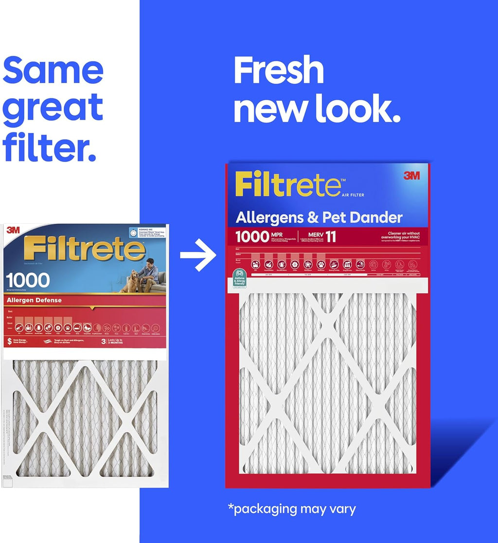 Filtrete 20x25x1 MERV 11 Air Filter MPR 1000 - Detail view